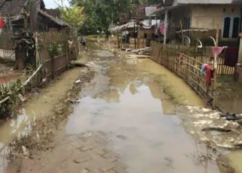 Banjir Surut, Warga Desa Idaman Pandeglang Butuh Air Bersih dan Pengobatan Gratis