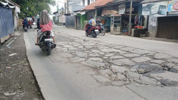 Pemkab Tangerang Segera Perbaiki Kerusakan Jalan Raya Pakuhaji
