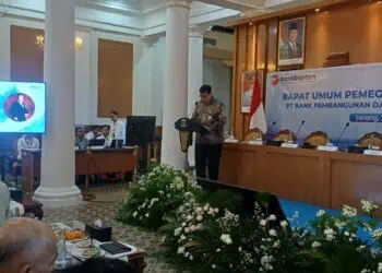 GELAR RUPS-LB - Bank Banten gelar Rapat Umum Pemegang Saham Luar Biasa (RUPS-LB) Tahun 2026, di Gedung Negara Provinsi Banten, Jalan Brigjen KH Syam’un No. 5, Kota Serang, Banten, Rabu (21/1/2026). (ISTIMEWA)