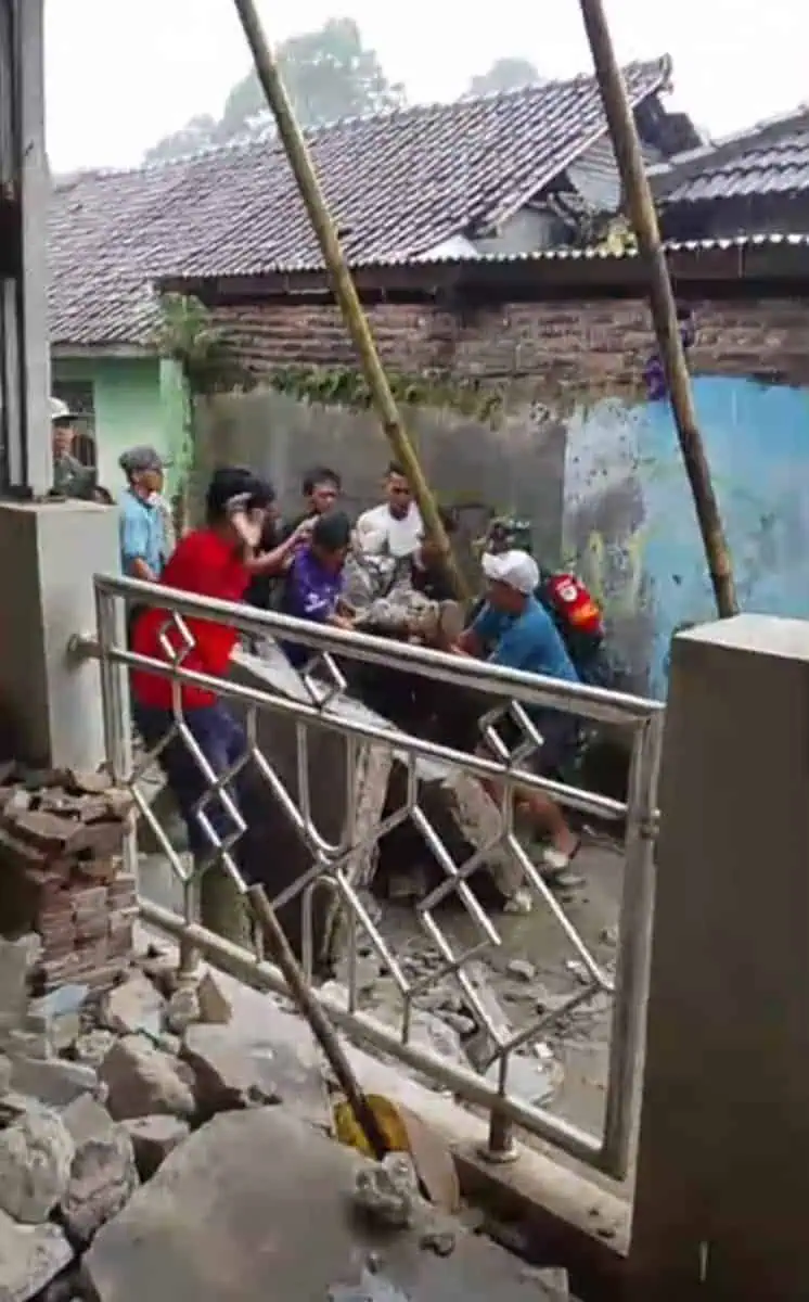 Warga Gunung Sari Serang Meninggal Dunia Tertimpa Reruntuhan Masjid
