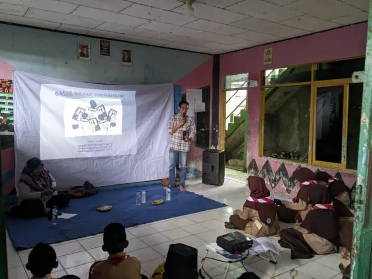 SMK Nurul Faizin Lebak Gandeng Jurnalis, Bekali Siswa Ilmu Jurnalistik Dasar