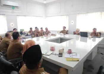 RAKOR - Pemkot Serang menggelar Rakor, membahas penetapan lokasi Sekolah Rakyat, Senin (26/1/2026). (ISTIMEWA)