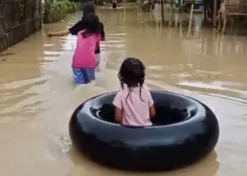 Air Sungai Kembali Meluap, Ratusan Rumah di Desa Idaman Pandeglang Terendam