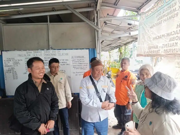 Belum Miliki TPS3R, Tim Pendamping KLHK Tinjau Bank Sampah di Kelurahan Pakualam