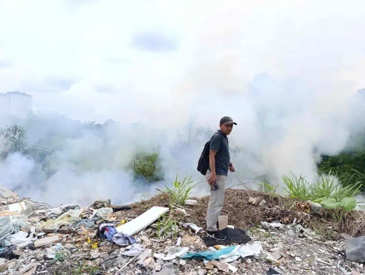 Titik Api Kembali Muncul di Dekat Pemkot Tangsel, Damkar Siapkan Armada dan Alat Berat