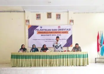 Dilantik, Ketua PGRI Kecamatan Menes Pandeglang Siap Memberi Manfaat Nyata
