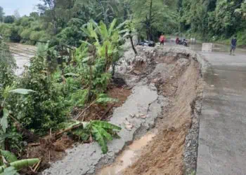 PUPR Lebak Catat 12 Ruas Jalan Terdampak Longsor Akibat Hujan