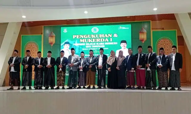 Dikukuhkan, MUI Kota Tangerang Perkuat Sinergi Ulama–Pemerintah Jaga Harmoni Kota