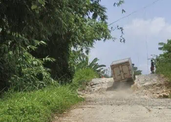 Jalan Alternatif Rangkasbitung–Lebak Selatan Amblas