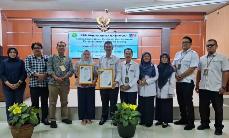 Perkuat Layanan Informasi, PA Tigaraksa Gandeng Satelit News