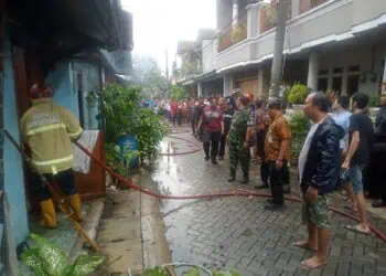 Dua Rumah di Perumahan Pondok Alam Permai Jatiuwung Terbakar