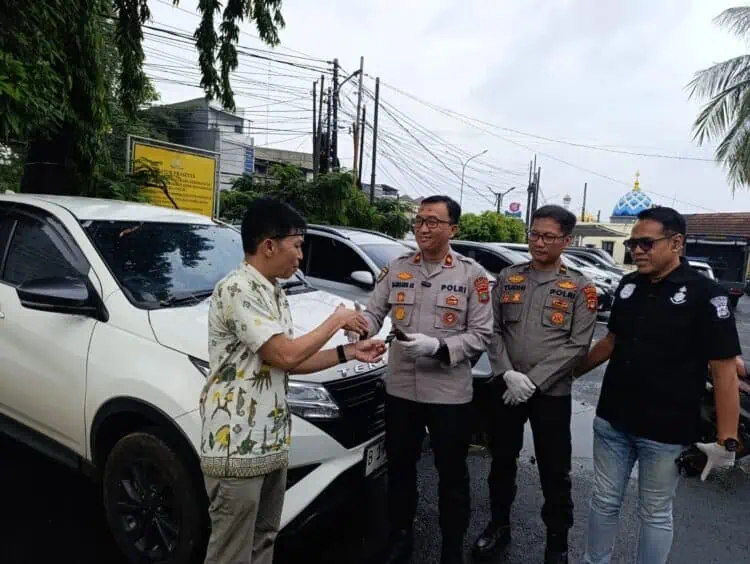 Mobil Rental Digadaikan, Polsek Ciputat Timur Amankan Kendaraan di Batang