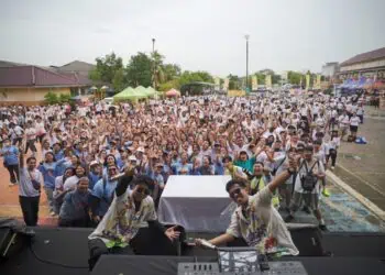 BTB Color Walk Meriahkan HUT ke-114 Boen Tek Bio dan Dies Natalis UBD