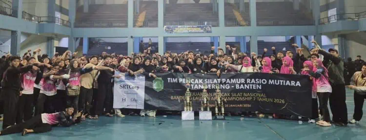 Pamur Rasio Mutiara Tangerang Borong Gelar Juara Umum Pencak Silat BLA 7 Bandung