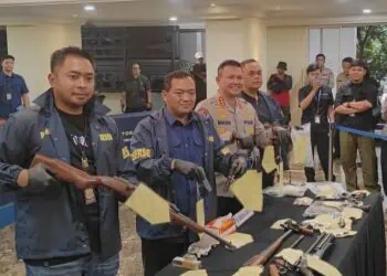 50 Senjata Api Ilegal Beredar, Polisi Bongkar Pabrik Rumahan