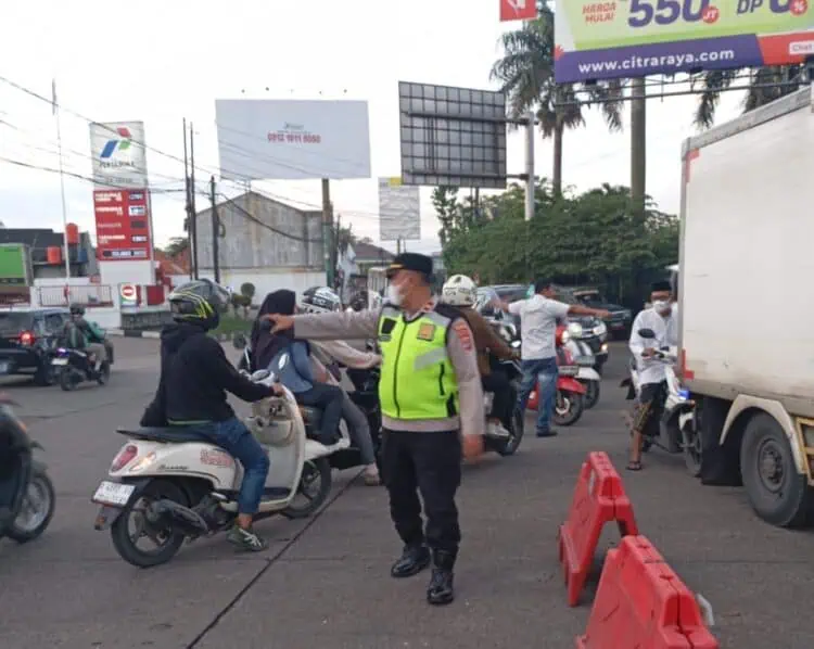 Dua Hari Razia, Polresta Tangerang Tilang 78 Pengendara
