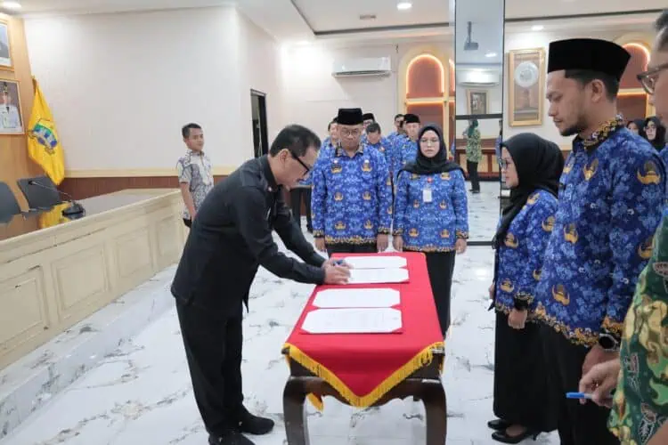 Bappeda Berganti Nama Menjadi Bapperida, Sekda Kota Serang Lantik Puluhan ASN