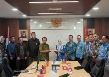 AUDIENSI - Bupati Serang Ratu Rachmatuzakiyah mendatangi kantor Kementerian Perumahan dan Kawasan Permukiman (PKP) RI di Jakarta untuk audiensi dengan pihak kementerian, Kamis (5/2/2026). (ISTIMEWA)