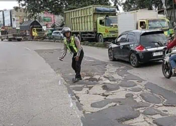 Satlantas Polresta Tangerang Petakan Jalan Rusak, Berisiko Picu Kecelakaan