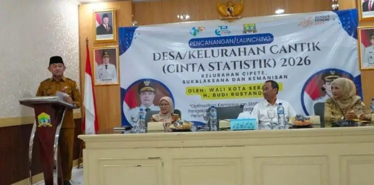 Pencanangan Kelurahan Cantik di Kota Serang, Senin (10/2/2026). (ISTIMEWA)