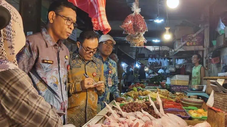 Antisipasi Kenaikan Harga, Satgas Saber Pelanggaran Pangan Banten Pantau Pasar