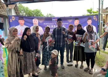 Pengurus dan Kader Partai Demokrat Kabupaten Serang Lakukan Aksi Berbagi Kepada Masyarakat