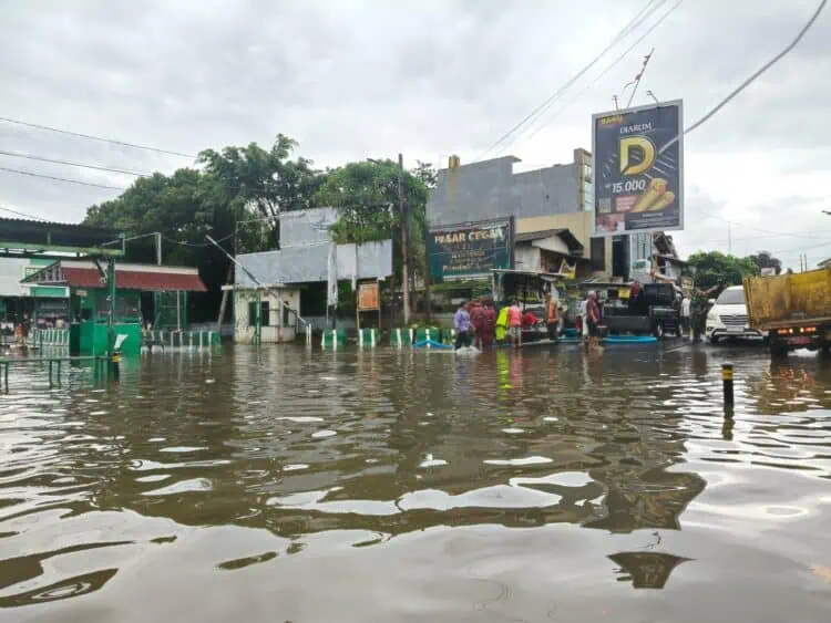 13 Titik Banjir di Tangsel Berangsur Surut pada Siang Hari