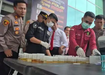 Cegah Narkoba, 270 Anggota Polresta Tangerang Jalani Tes Urine Mendadak