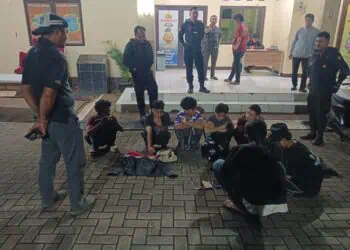 Hendak Tawuran di Jembatan Kranggan, Enam Remaja Diamankan