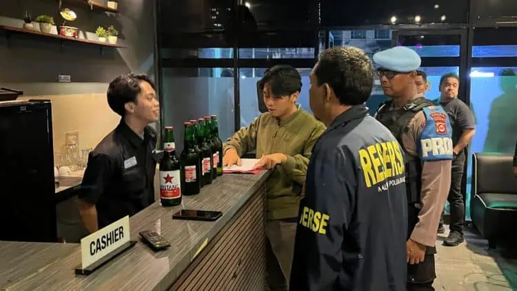 Ribuan Botol Miras Diamankan Personel Polda Banten, Selama Operasi Pekat Maung 2026