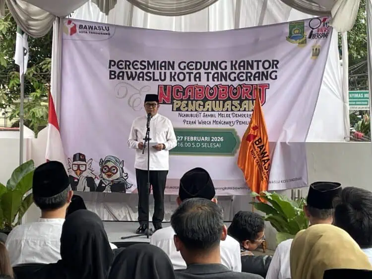 Gedung Baru Bawaslu Kota Tangerang Diresmikan, Pengawasan Pemilu Didorong Lebih Kuat