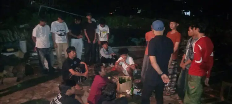 Asyik Pesta Minuman Keras di Ciputat, 12 Remaja Diamankan