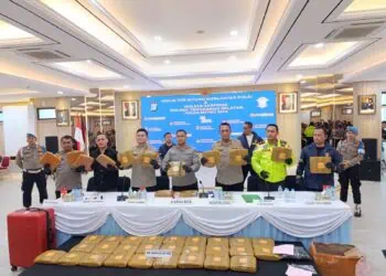 Tangkap Kurir di Tol Bitung, Polres Tangsel Sita 40 Kg Ganja