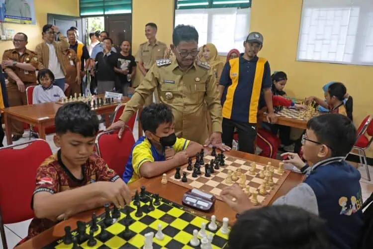 Asah Nalar dan Karakter, Disdik Kota Tangerang Gelar Lomba Catur Cepat HUT ke-33