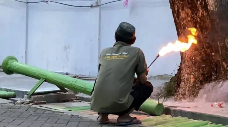 Dentuman Meriam Sundut Rangkasbitung, Tradisi Ramadan yang Menggema Sejak 1980-an