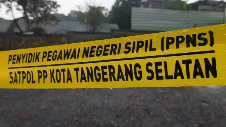 13 Bangunan Disegel Satpol PP Tangsel karena Tak Kantongi PBG