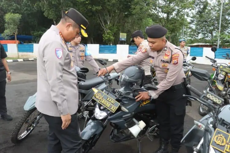 Polresta Tangerang Cek Kendaraan Dinas, Jelang Operasi Ketupat Maung 2026