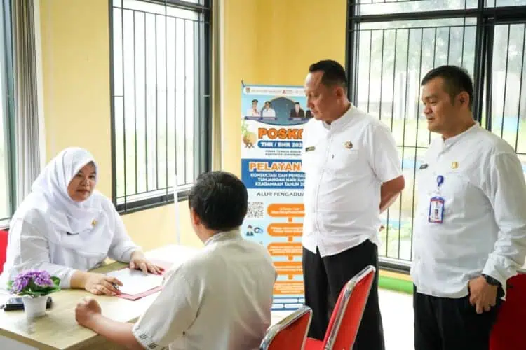 Posko THR 2026 Disnaker Kabupaten Tangerang Dibuka