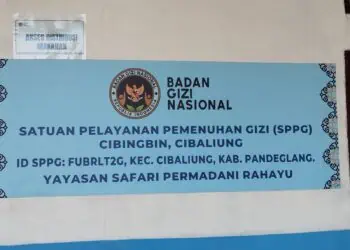 SPPG Cibingbin, Kecamatan Cibaliung, Kabupaten Pandeglang. (ISTIMEWA)