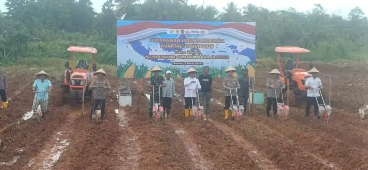 Gerakan Tanam Jagung Serentak, Kapolda Ajak Seluruh Pemda di Banten Gaspol