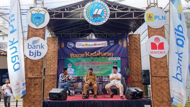 Diskusi Sore Di Bazar Ramadan, Kesbangpol dan DKUPP Pandeglang Soroti Ketahanan Ekonomi
