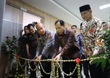 Launching Pusat Studi Kepolisian Untirta, yang digelar di Student Center Untirta Sindangsari, Serang, Rabu (11/3/2026). (ISTIMEWA)