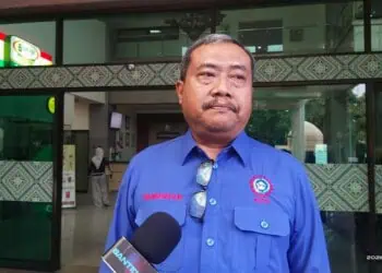 Ketua KSPSI Kota Serang, Tegus Prinaryanto. (ISTIMEWA)