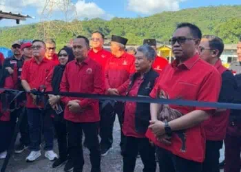 DPD PDI Perjuangan Provinsi Banten, mendirikan Posko Mudik Lebaran di kawasan Merak, Kota Cilegon, Banten sejak Kamis (12/3/2026). (ISTIMEWA)