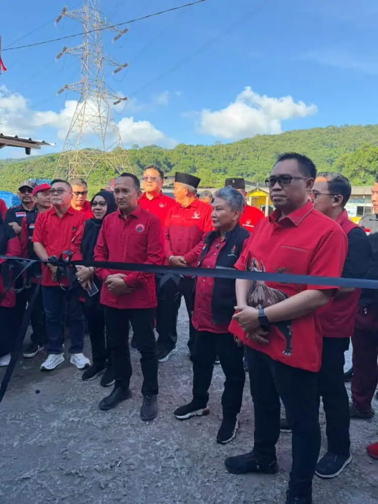 DPD PDI Perjuangan Provinsi Banten, mendirikan Posko Mudik Lebaran di kawasan Merak, Kota Cilegon, Banten sejak Kamis (12/3/2026). (ISTIMEWA)