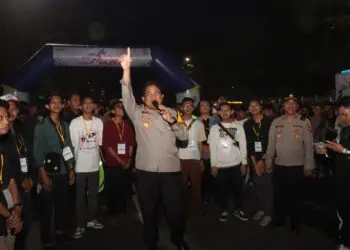 Polresta Tangerang dan BEM Gelar Midnight Run