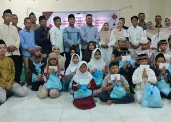 Ikatan Alumni (IKA) Fakultas Hukum (FH) Untirta, bekerjasama dengan Komnas Perlindungan Anak Kabupaten Serang, melakukan penyuluhan hukum tentang kekerasan seksual kepada anak yatim di Pondok Pesantren Terpadu YKBS, di Kecamatan Gunungsari, Kabupaten Serang, untuk pencegahan kekerasan seksual pada anak. (ISTIMEWA)