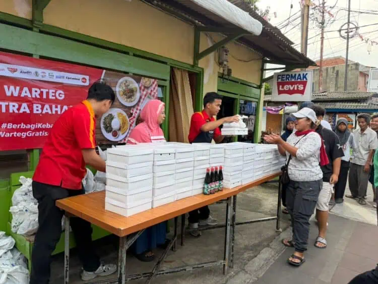 Warteg Gratis Alfamart Jangkau 60 Ribu Warga Tangerang