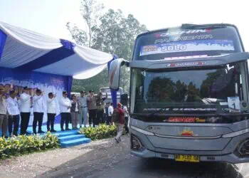 50 Bus Antar 1.860 Pemudik, Sachrudin: Selamat Berkumpul di Kampung Halaman