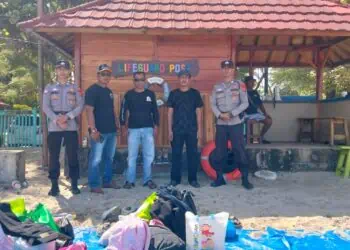 8 Personel Pengamanan Disebar di Lokasi Wisata Pantai Camara Homestay Pandeglang
